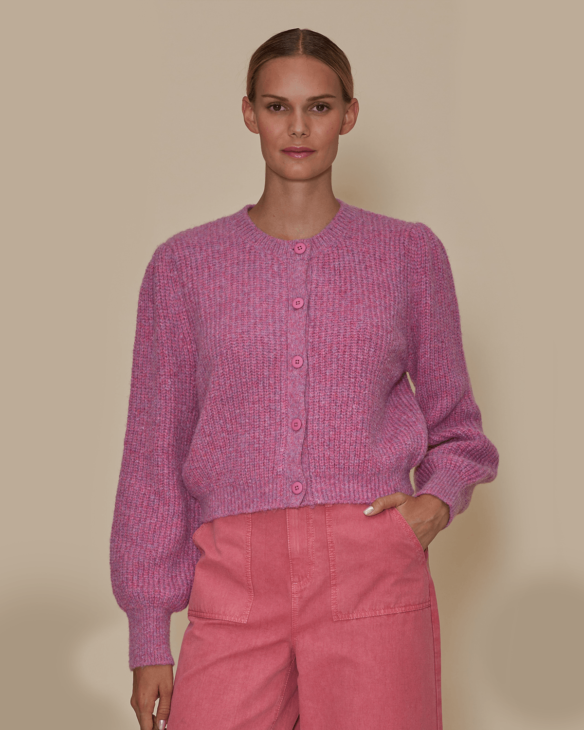 LENO（リノ）の「【LENO×JS】 ALPAKA CARDIGAN（カーディガン