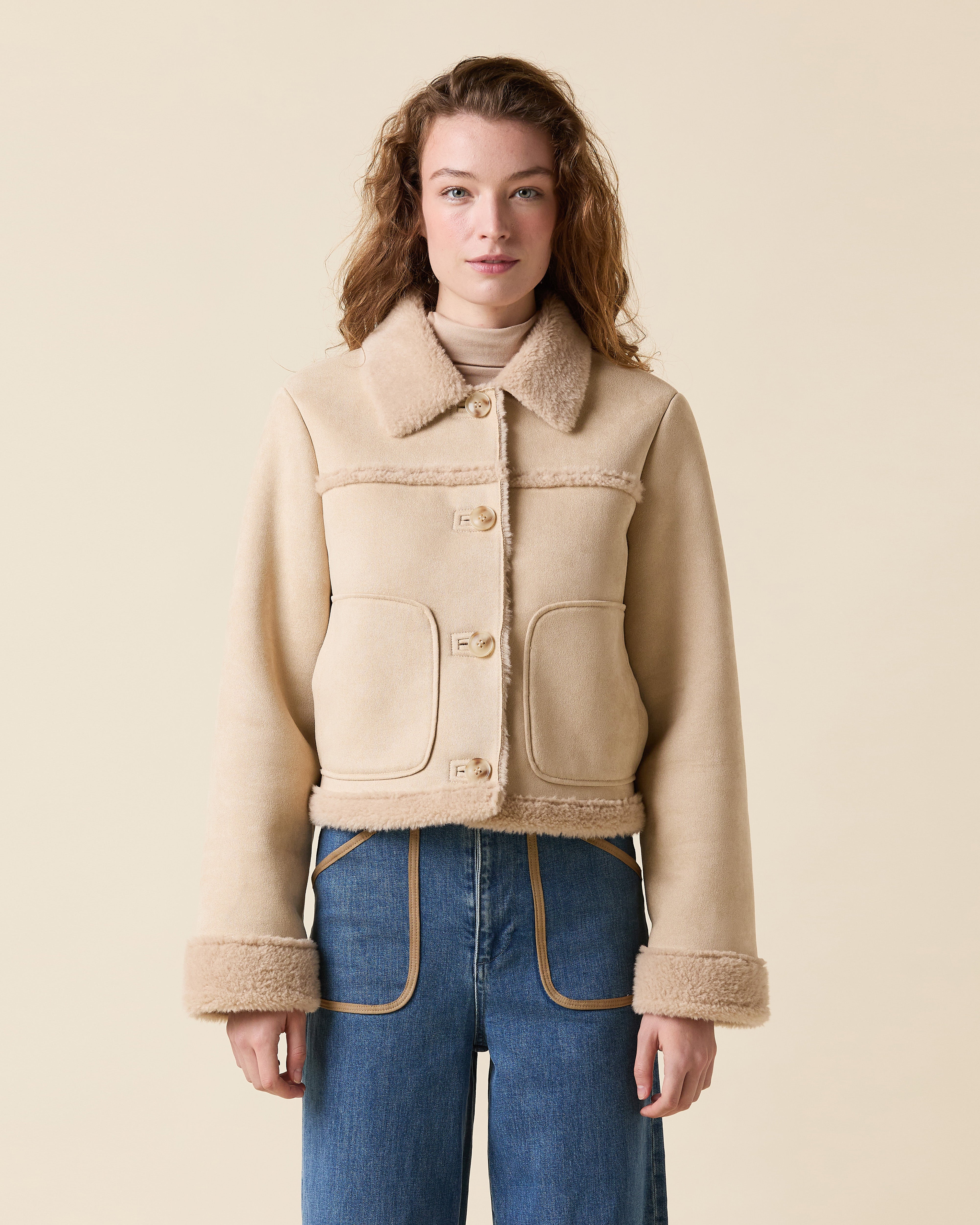 Astra Shearling Jacket – LE JEAN