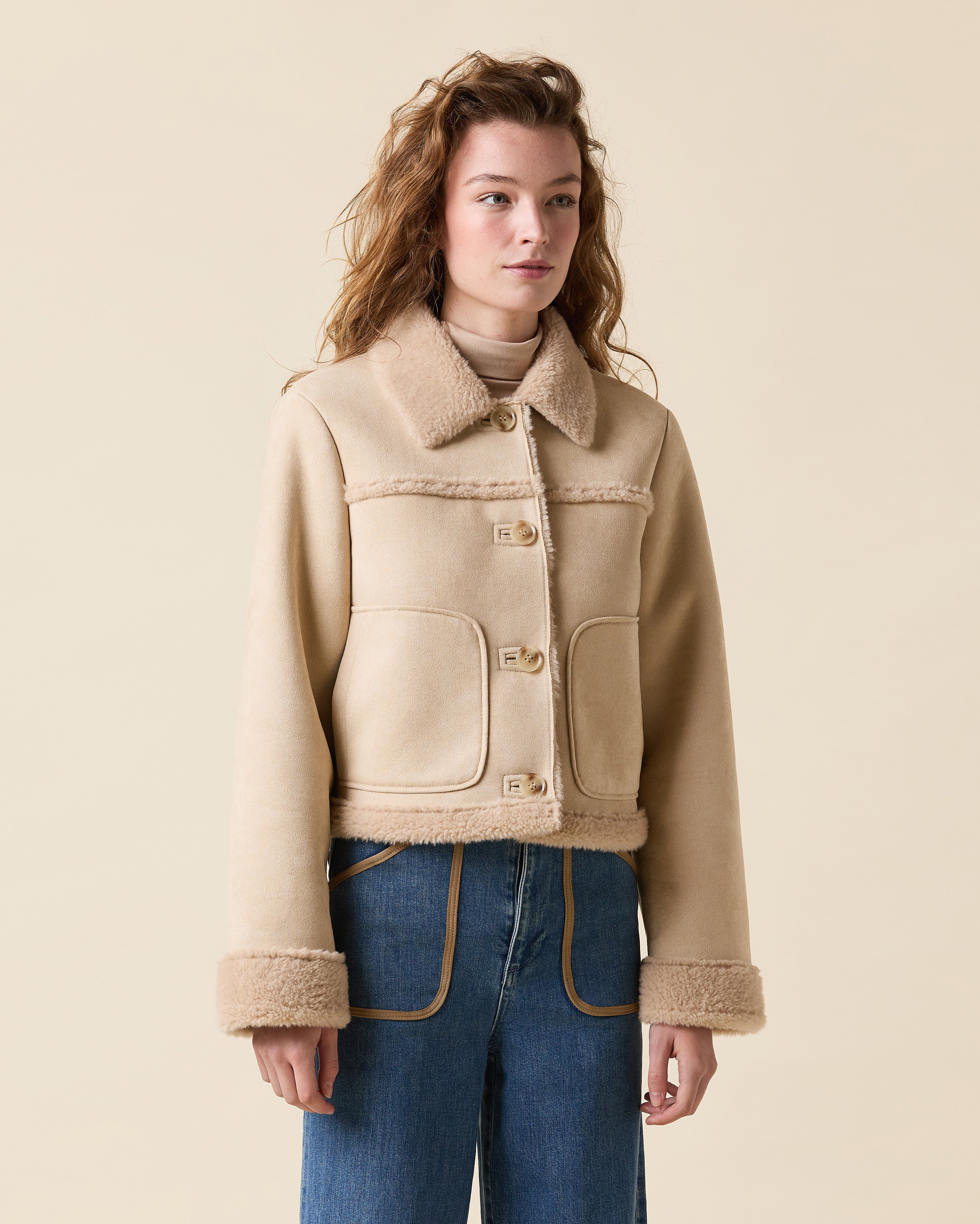 Astra Shearling Jacket – LE JEAN