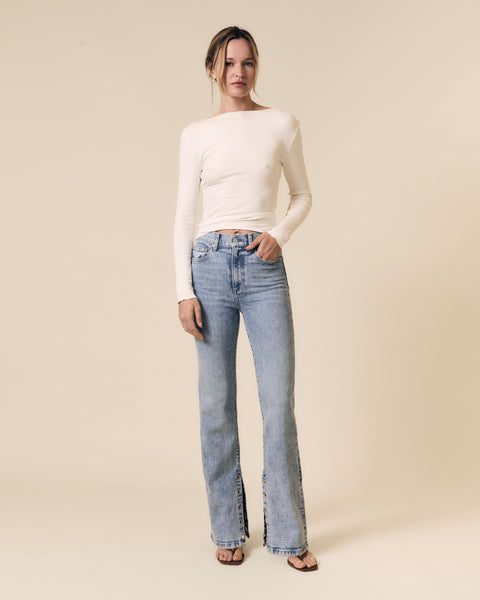 Diamond Eyelet 90s Straight