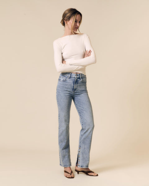 Diamond Eyelet 90s Straight