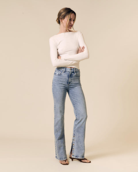 Diamond Eyelet 90s Straight