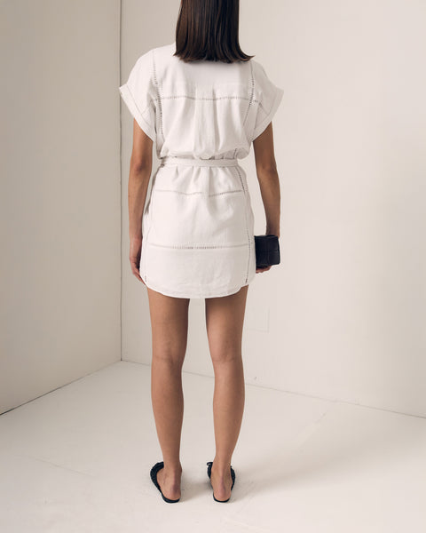 Eyelet Shirtdress – LE JEAN Eyelet Shirtdress – LE JEAN