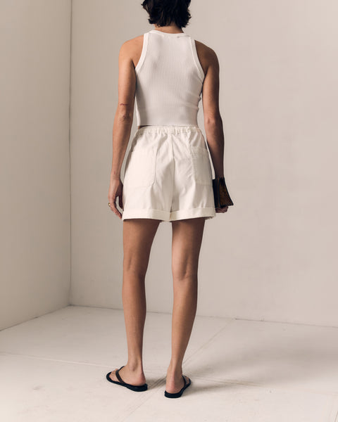 Mara Sateen Drawstring Short