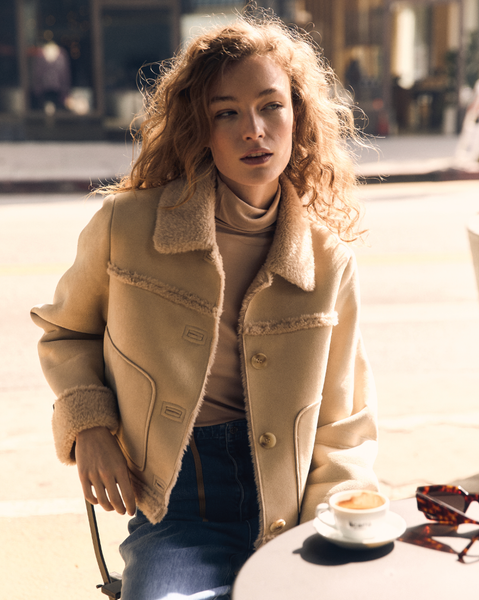 Astra Shearling Jacket – LE JEAN