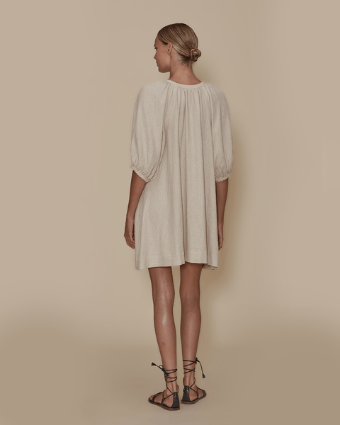 Linen Trapeze Dress 0 Linen Trapeze Dress 0