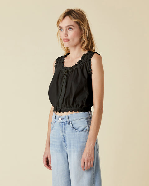 Eyelet Cami Top
