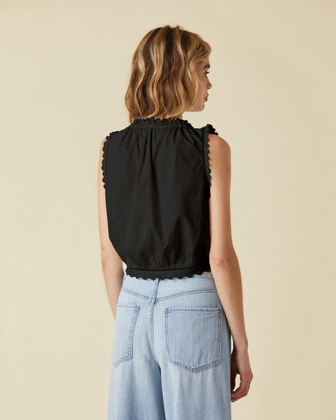 Eyelet Cami Top